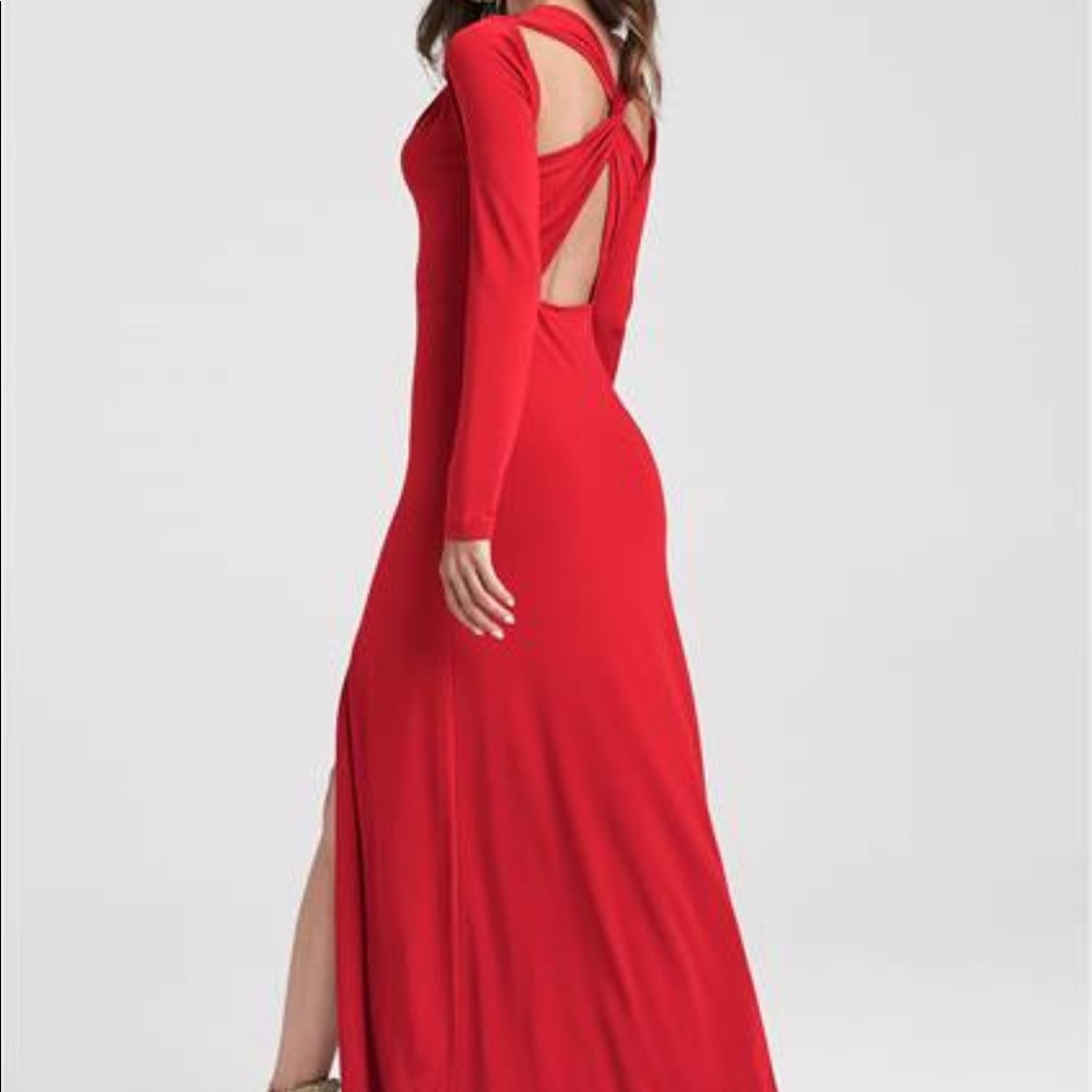 Exude elegance red dress